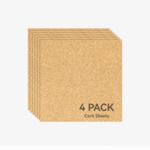 Bambu 3D 2mm Cork Sheet (4 pcs) – Bambu Lab