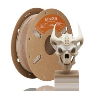 PLA Hyper Speed Matte Gradient Rainbow 1kg Fossil (brown, khaki and white) – ERYONE