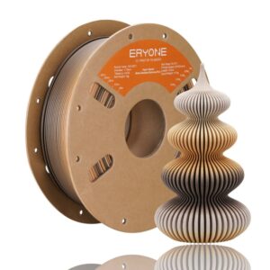 PLA Hyper Speed Matte Gradient Rainbow 1kg Coffee (dark brown, yellow and light brown) – ERYONE