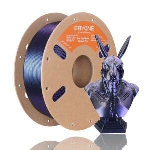 PLA Dual Color Burnt Titanium 1kg Black and Purple Blue – ERYONE