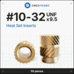 Heat Set Insert 10-32 UNFx9.5mm (50pcs) – CNC Kitchen