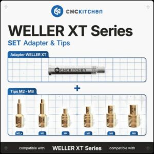 Soldering Tips SET compatible with Weller XT – CNC Kitchen