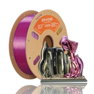 PLA Hyper Speed Silk Quadruple Color 1kg Twilight Glow (Black, Red, Dark Purple and Gold) – ERYONE