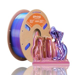 PLA Hyper Speed Silk Quadruple Color 1kg Electrical Night (Neon Purple, Bright Blue, Neon Pink and Neon Yellow) – ERYONE