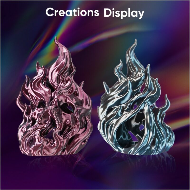 PLA Hyper Speed Silk Quadruple Color 1kg Emerald Athene (Silver, Rose Gold, Emerald Green and Wine Red) - ERYONE - Image 3