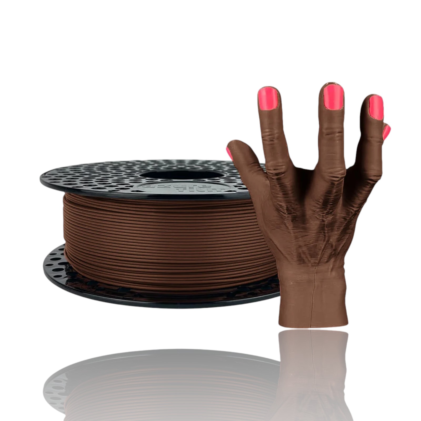 3d-filament-PLA-Espresso-front-azurefilm-(WEBSITE EVOLT)