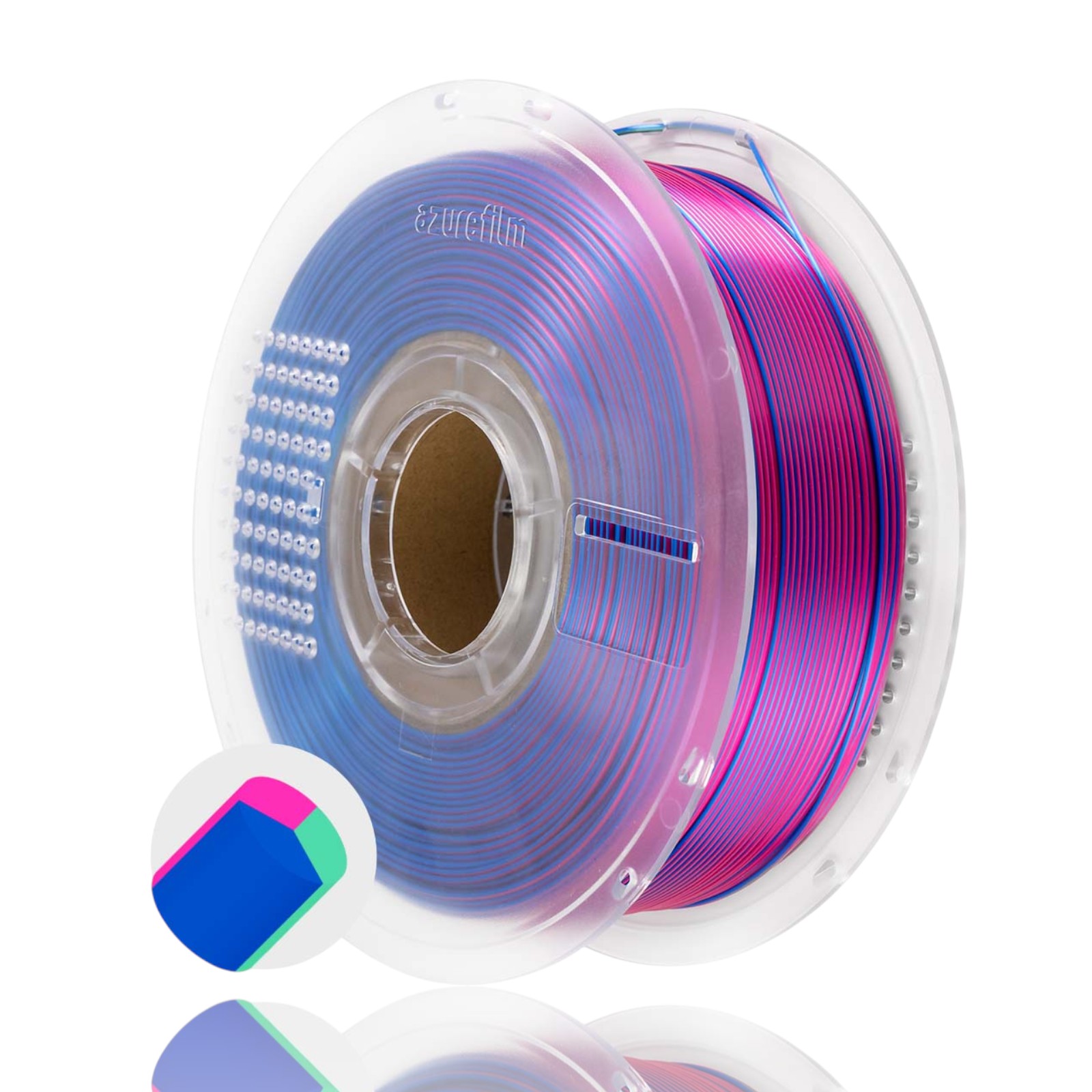 3d-filament-PLA-Silk-Tri-Color-Mermaid-Dream-Master-Spool-Back-azurefilm-1-(WEBSITE EVOLT)