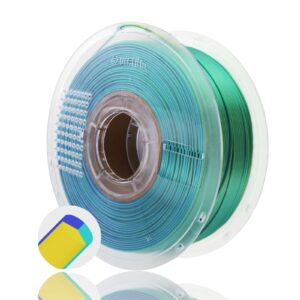 PLA Silk Tri Color 1kg Peacock Bloom – Azurefilm