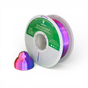 PLA SILK (Tri Color) 1kg RoseRed+Green+DarkBlue – Lotactree