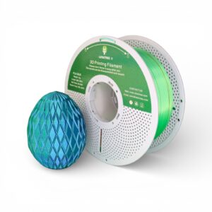 PLA SILK (Tri Color) 1kg RoseRed+Green+SkyBlue – Lotactree