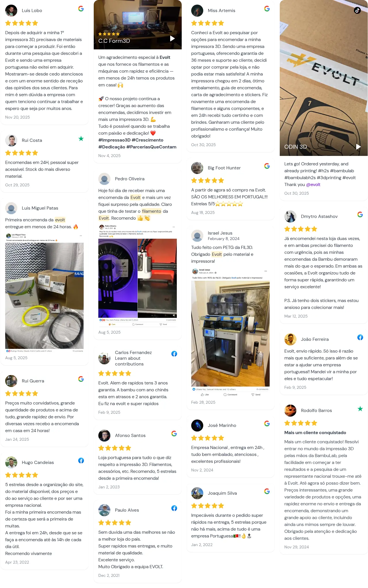 Melhores Avaliações 5  Estrelas