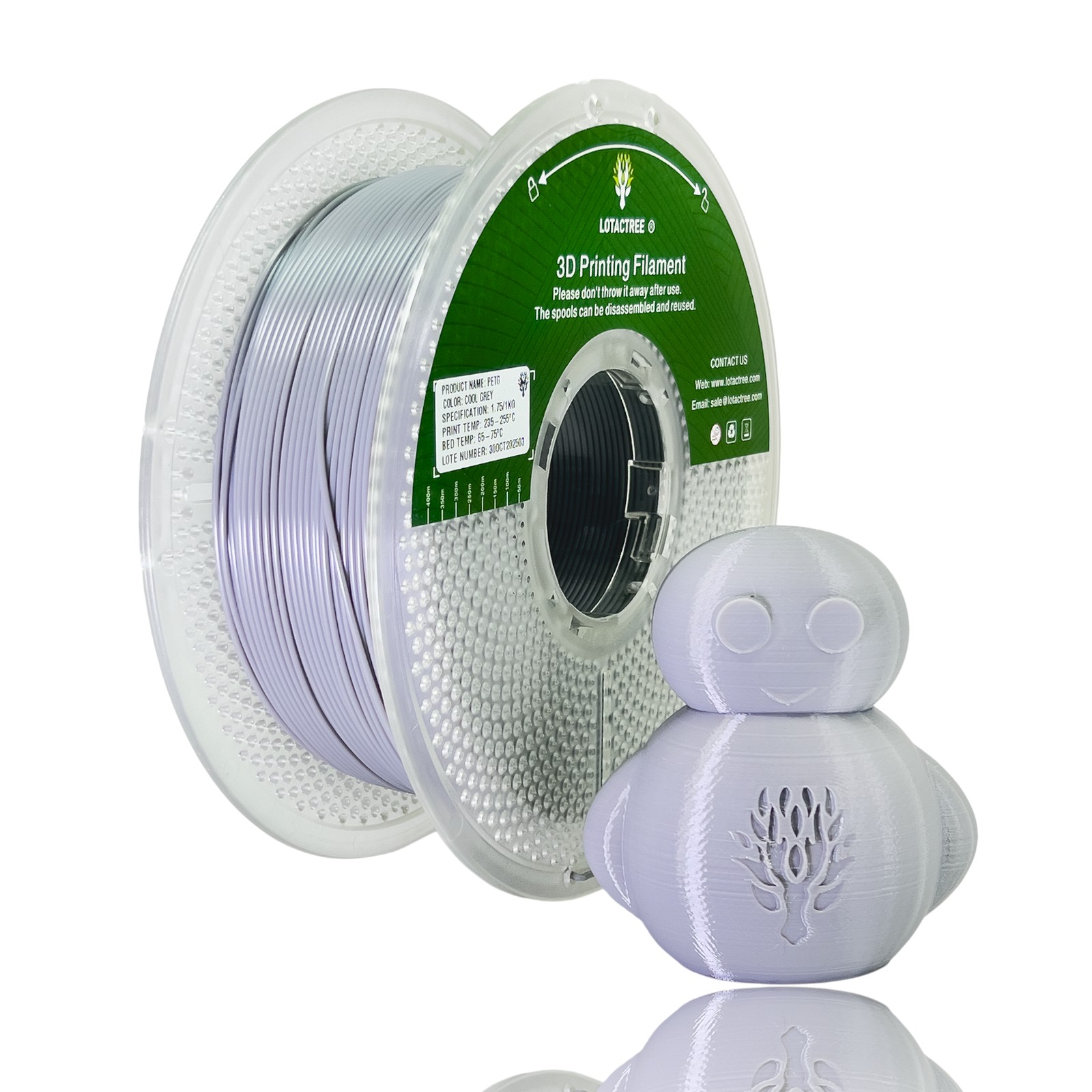 PETG Cool Grey - LOTACTREE-(WEBSITE EVOLT)