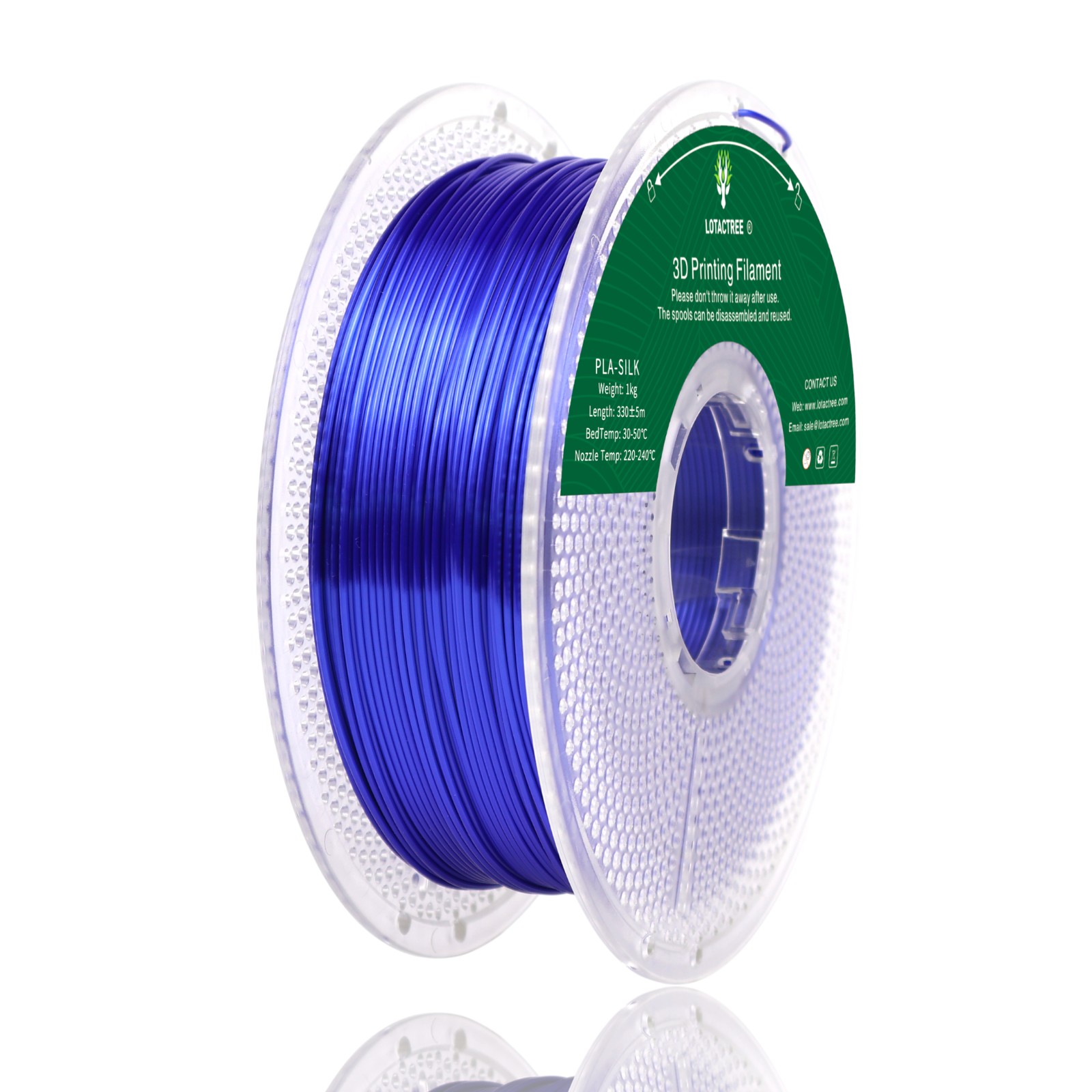 PLA SILK Dark Blue 01-(WEBSITE EVOLT)