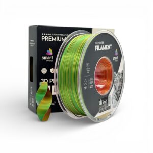 Silk PLA Tri Color 1kg Red Yellow Green – Smart Print