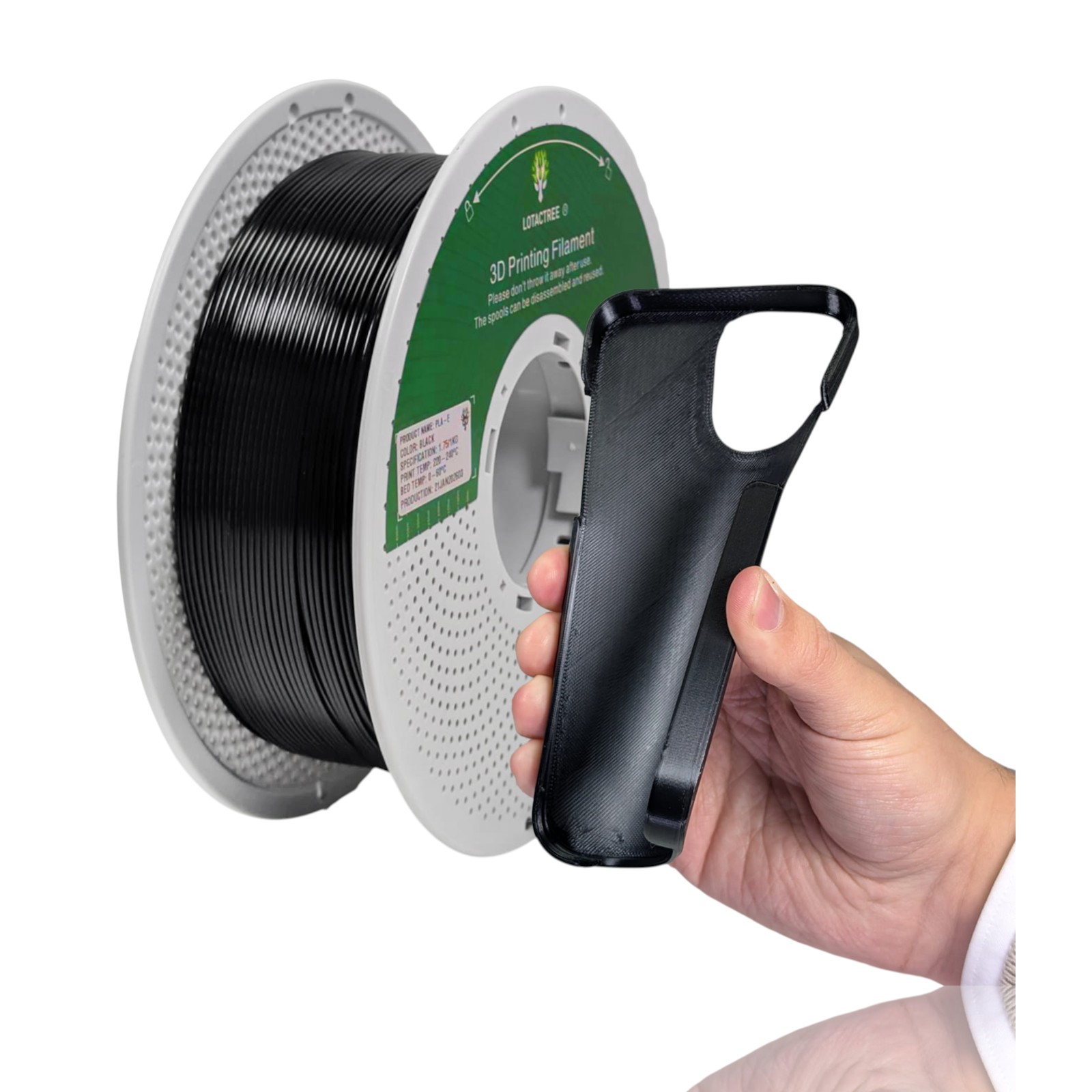 PLA-E BLACK LOTACTREE -(WEBSITE EVOLT)