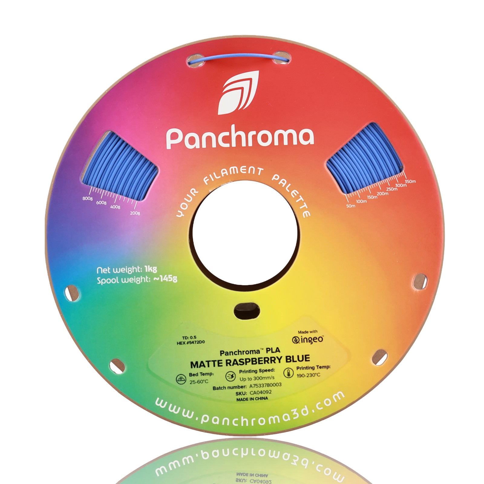 Panchroma PLA Matte 1Kg Raspberry Blue - Polymaker