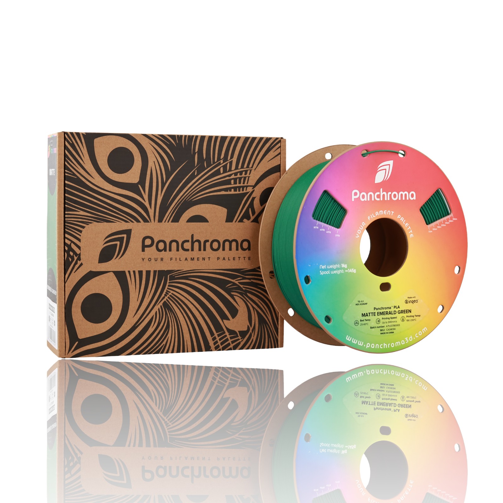 Panchroma PLA Matte 1kg Emerald Green - Polymaker