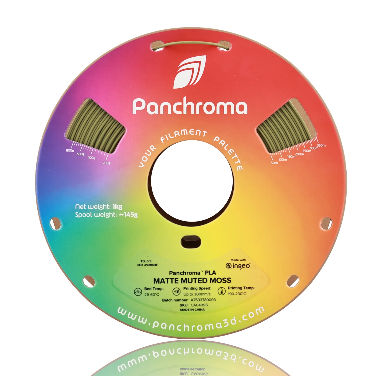 Panchroma PLA Matte Muted 1Kg Muted Moss - Polymaker