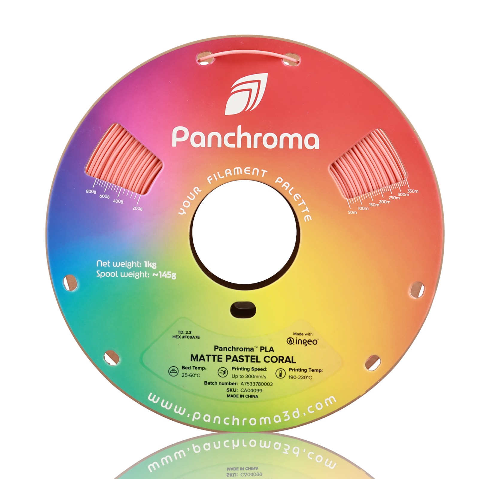 Panchroma PLA Matte Pastel 1Kg Coral - Polymaker