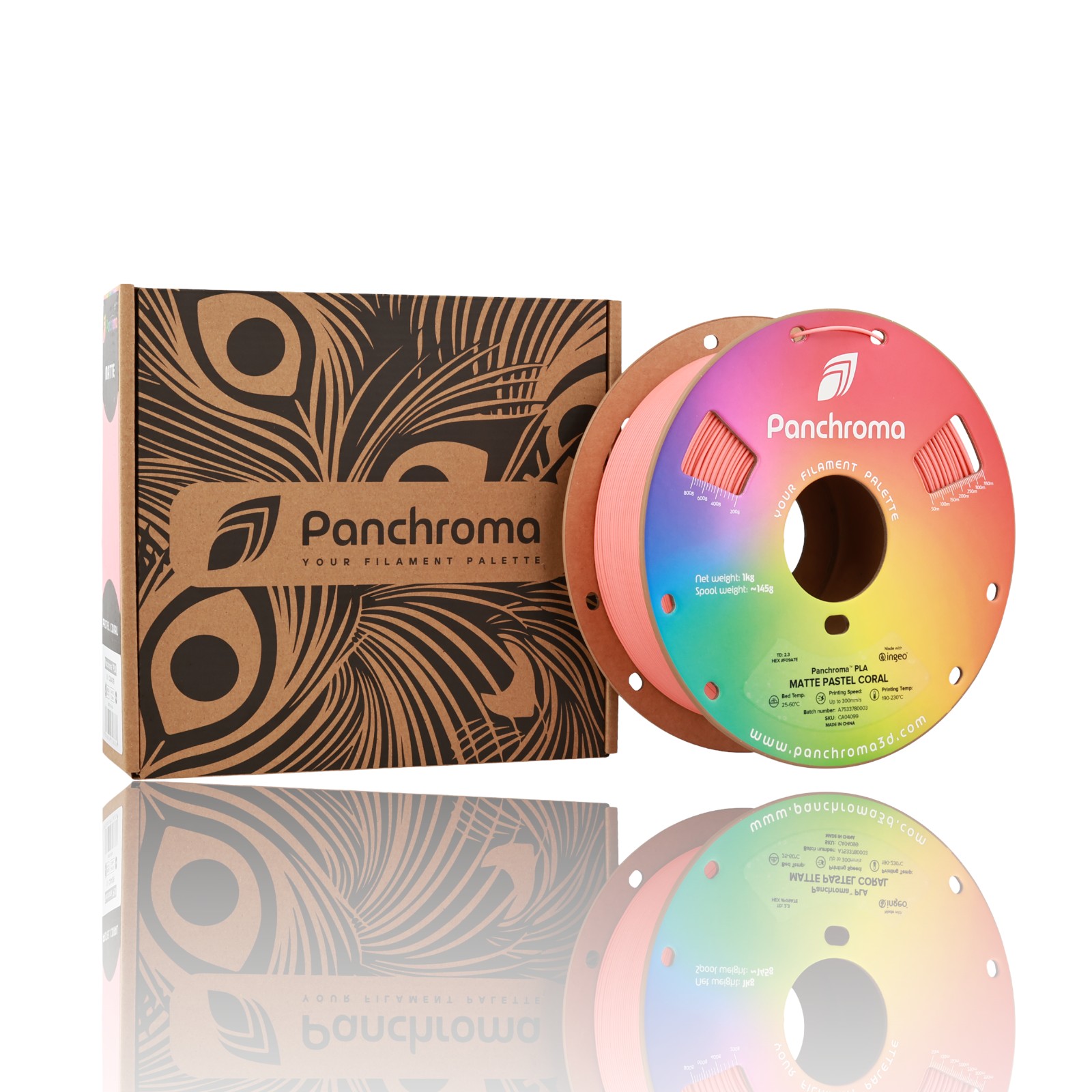 Panchroma PLA Matte Pastel 1Kg Coral - Polymaker