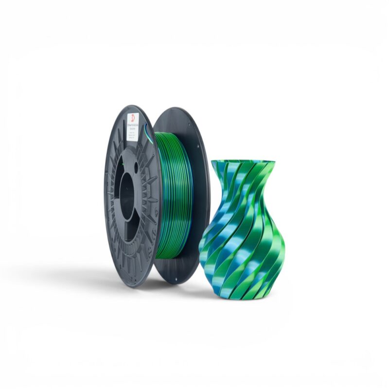 3DPower PLA Silk dual 0.3 - Blue & Green_3 (WEBSITE EVOLT)
