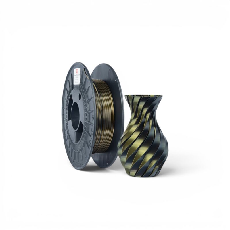 3DPower PLA Silk dual 0.3 - Gold & Black_3 (WEBSITE EVOLT)