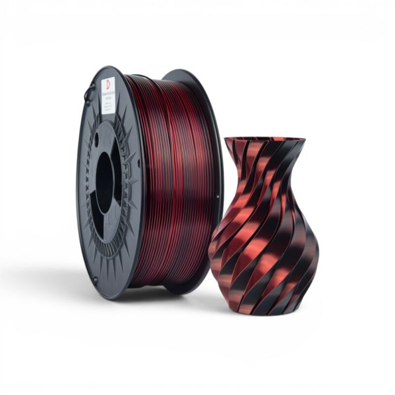 3DPower PLA Silk dual - Red & Black_3 (WEBSITE EVOLT)