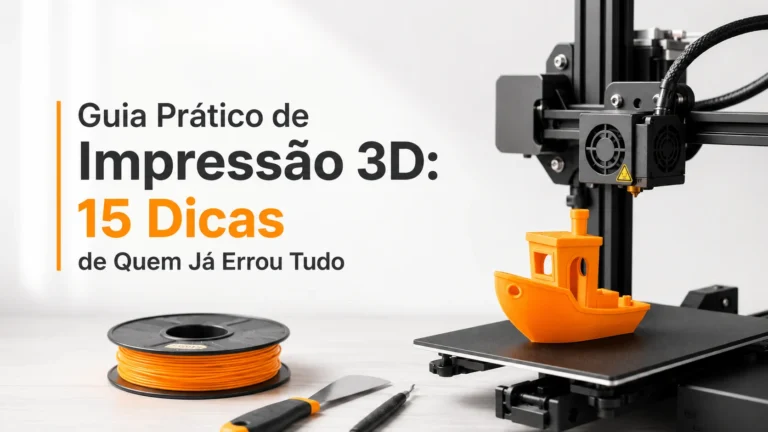 Guia Prático de Impressão 3D: 15 Dicas de Quem Já Errou Tudo