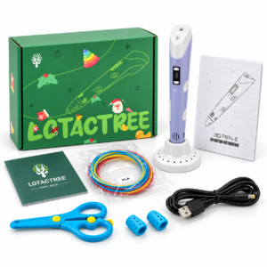 Kit Caneta 3D Lilás Edição Natal – LOTACTREE