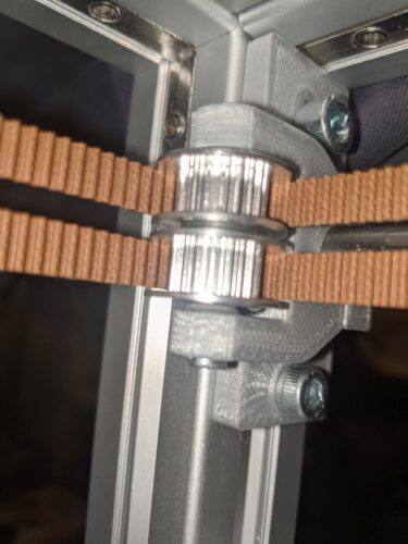 Polia para alinhamento Correia GT2 20 Dentes Rolamento 3mm Furo Alumínio ( GT2 timing belt pulley ) - AIMSOAR photo review