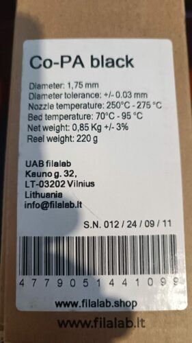 Clique para visualizar em tela cheia CoPA (Nylon) 850g Black - Filalab photo review